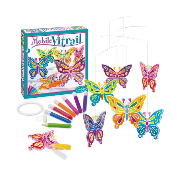 SentoSphere Mobile Vitrail - Butterflies