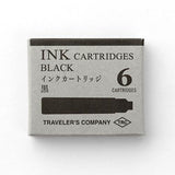 Traveler's Company Ink Cartridges 6pk Black