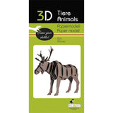 Fridolin 3D Paper Model - Moose
