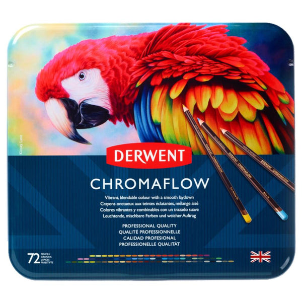 Derwent Chromaflow Pencil 72 Tin Set
