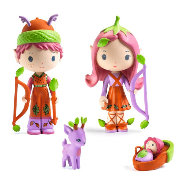 Djeco Tinyly Figurines - Lily & Sylvester