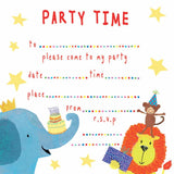 Hammond Gower Party Invitations 8pk - Elephant & Friends