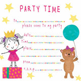 Hammond Gower Party Invitations 8pk - Birthday Girl