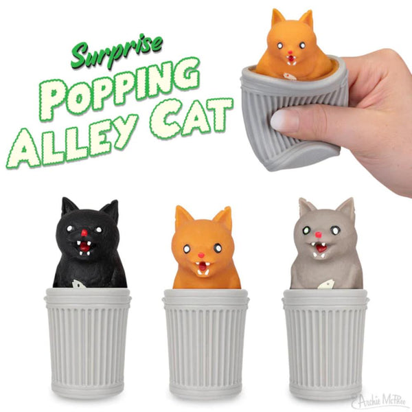 Archie McPhee Surprise Popping Alley Cat