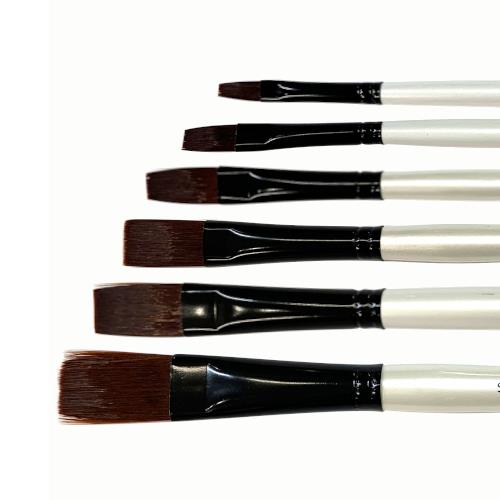 Simply Simmons Brushes - Long Handled Synthetic Flat