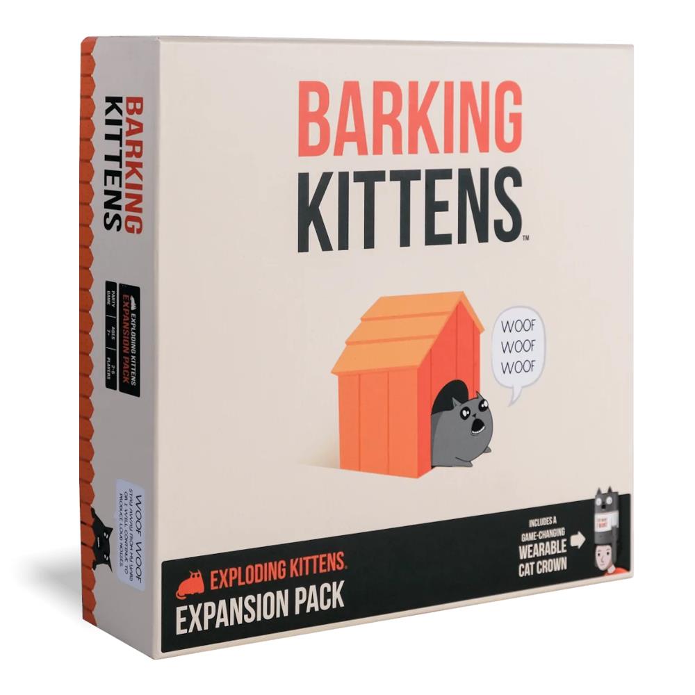 Exploding Kittens Expansion Pack: Barking Kittens – Midoco Art & Office ...