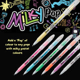 Pentel Milky Pop Gel Roller Pens 0.8mm