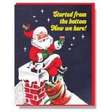 Smitten Kitten 6pk Christmas Greeting Card - Started From The Bottom