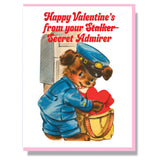 Smitten Kitten Valentine Greeting Card - Stalker-Secret Admirer