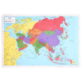 M. Ruskin Laminated Placemat Map of Asia