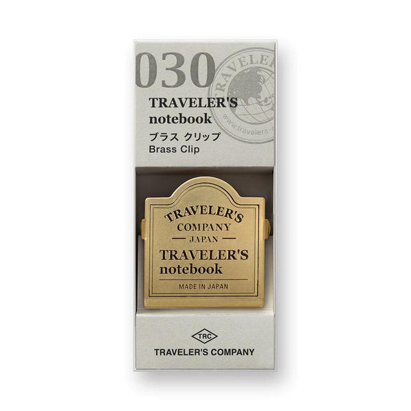 Traveler's Company Brass Clip - TRC Logo