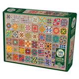 Cobble Hill Puzzle 1000pc - 50 States Quilt Blocks