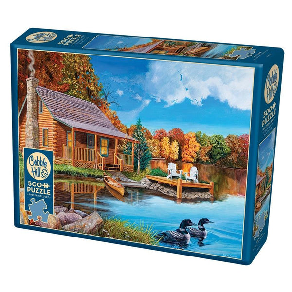 Cobble Hill Puzzle 500pc - Loon Lake