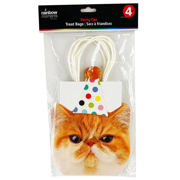 Rainbow Moments Cat Face Party Bags