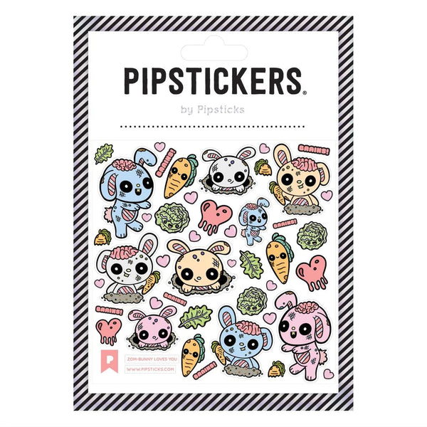 Pipsticks PipStickers Set - Zom-Bunny Loves You