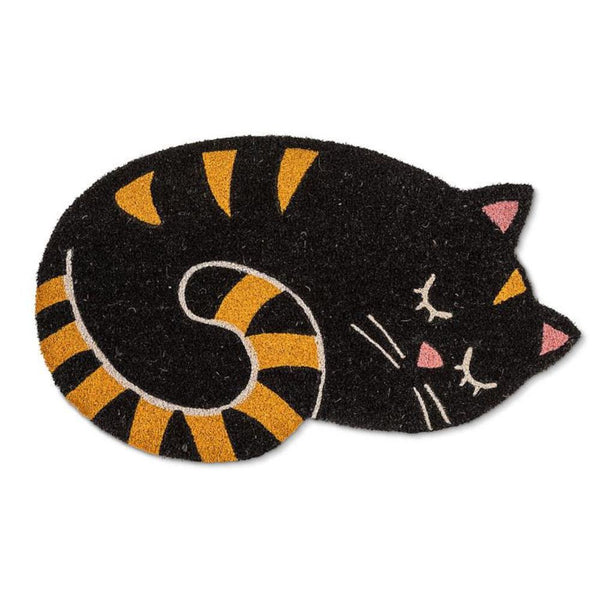 Abbott Doormat Curled Cat (Í)