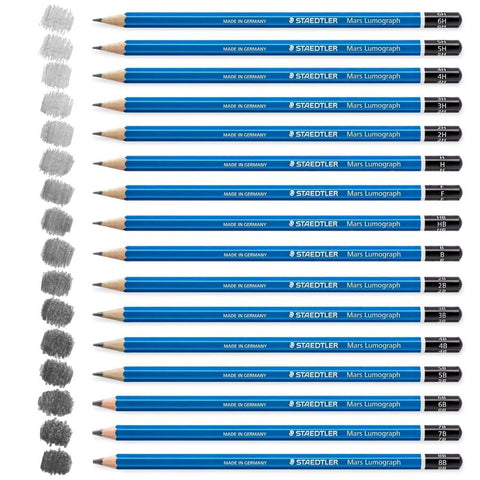 Staedtler Mars Lumograph Drawing Pencils