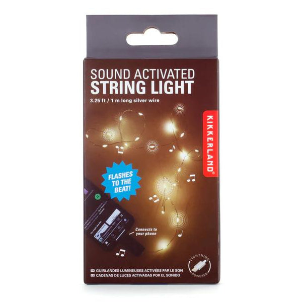 Kikkerland Sound Activated String Light