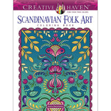 Creative Haven Colouring Book - Scandinavian Folk Art
