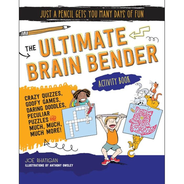The Ultimate Brain Bender Activity Book dares kids to draw more, think faster, and play harder!