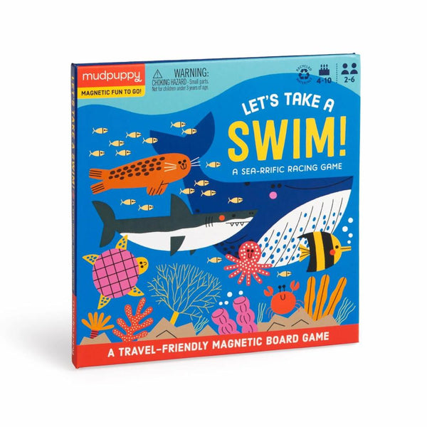 Mudpuppy Magnetic Board Game - Let's Take A Swim