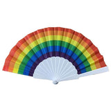 Celebrate Pride Rainbow Flag Folding Fan