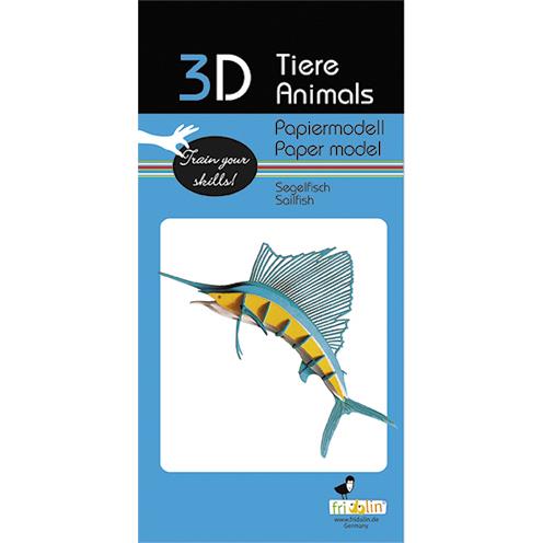 Fridolin 3D Paper Model - Sailfish