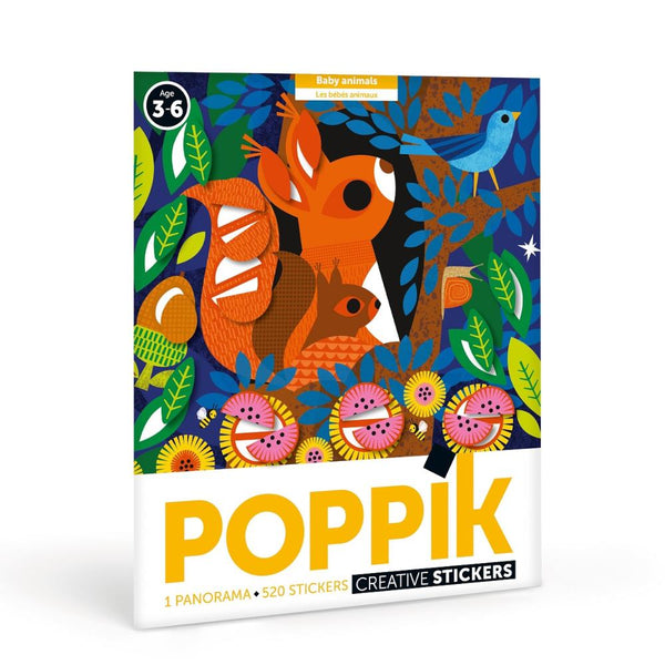 Poppik Panorama Poster Kit - Baby Animals