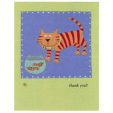 Great Arrow Thank You Notecards 8pk - Cat & Fish Bowl