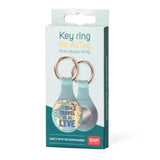 Legami Key Ring for AirTag - To Travel Is To Live