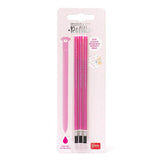 Legami Erasable Gen Pen Refills 3pk Pink