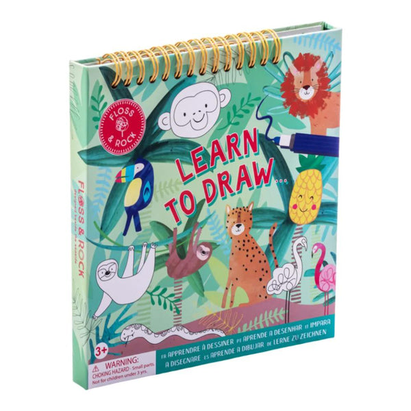Floss & Rock Learn To Draw Kit - Jungle