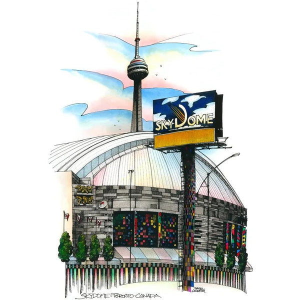 David Crighton Postcard - Skydome Toronto