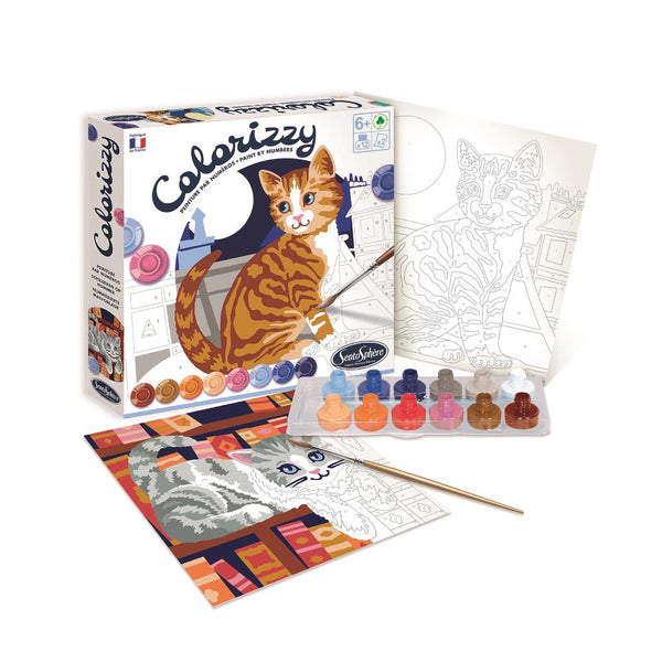 SentoSphere Colorizzy Paint By Numbers - Cats