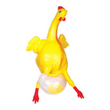 Tobar Egg Laying Rubber Chicken Squeeze Toy