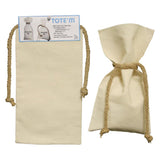 Wear'm Canvas Gift Bag with Jute Ties 6"x11"