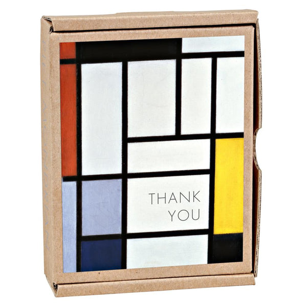 teNeues GreenThanks Thank You Cards 16pk - Piet Mondrian