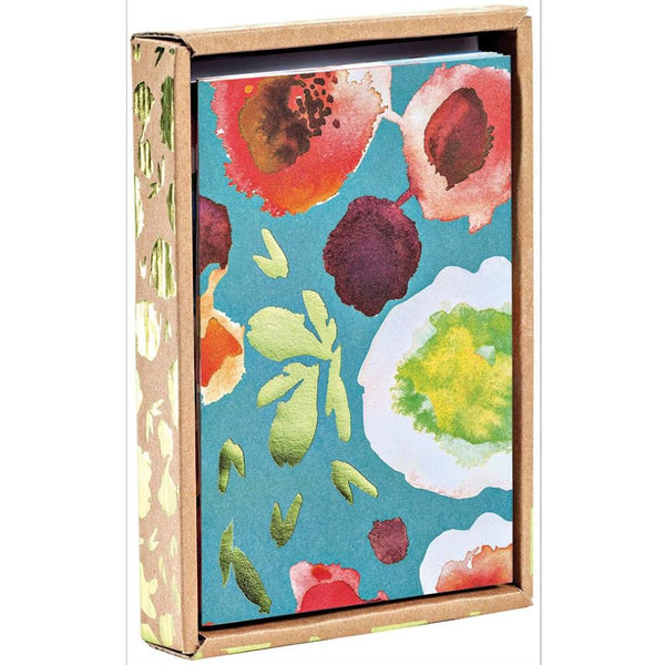 teNeues Luxe Foil Notecards 10pk - Blooms