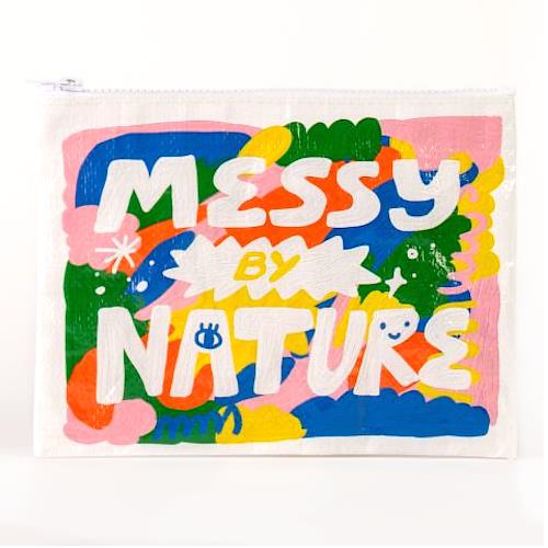 Blue Q Recycled Zipper Pouch - Messy By Nature