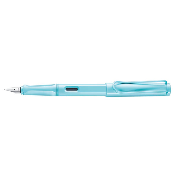 Lamy Limited Edition Safari Fountain Pen, Fine Nib, Aqua Sky