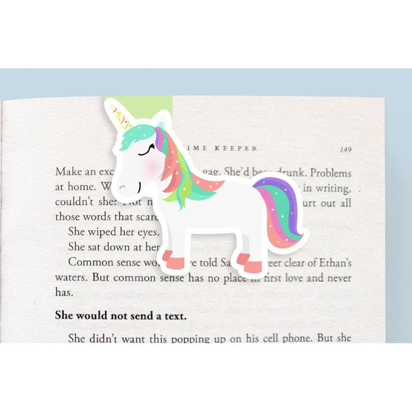 Craftedvan Magnetic Bookmark -- Unicorn
