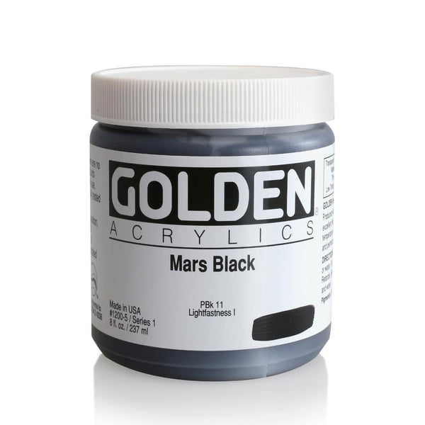 Midoco.ca: Golden Heavy Body Paint 8oz Mars Black