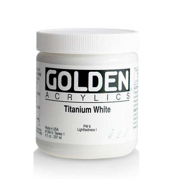 Midoco.ca: Golden Heavy Body Acrylic 8oz Titanium White
