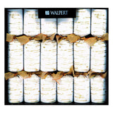 Walpert Deluxe Holiday Crackers 6pk Gold Birch