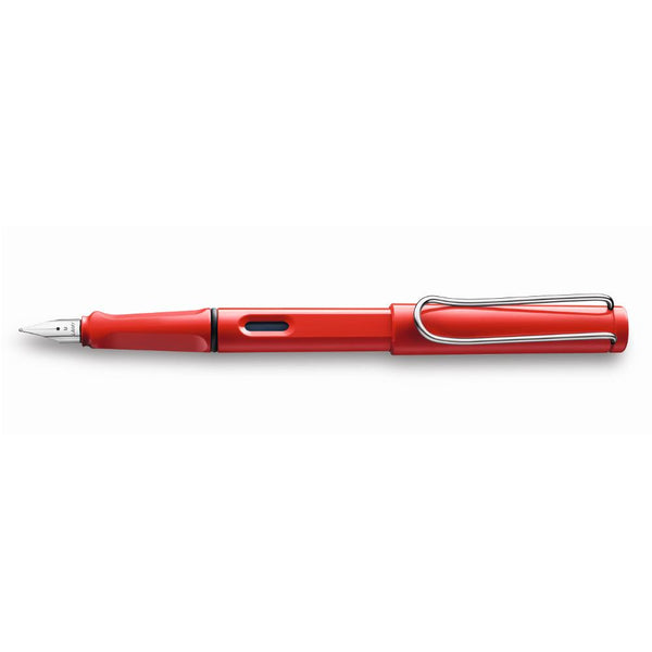 Lamy Safari Fountain Pen, Fine Nib - Red