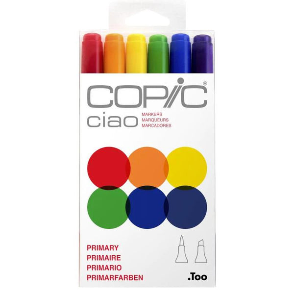 Midoco.ca: Copic Ciao Marker Set Primary 6pk