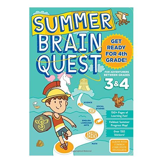 Brain Quest Get Ready For Grade 4 Summer Workbook