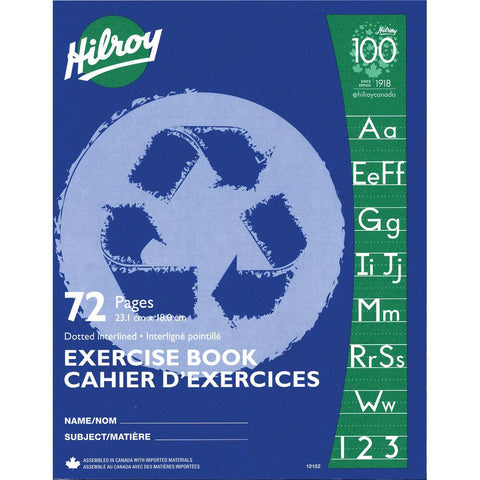 Hilroy Exercise Book, Dotted Interlined
