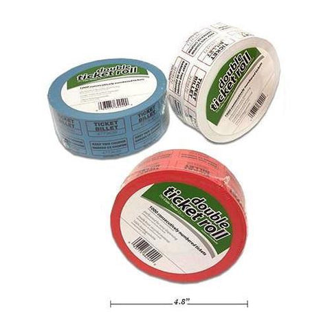 Selectum Tickets Roll 1000pk Assorted