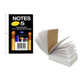 Canwide Notes 5 Block Notepads 3"x5"
